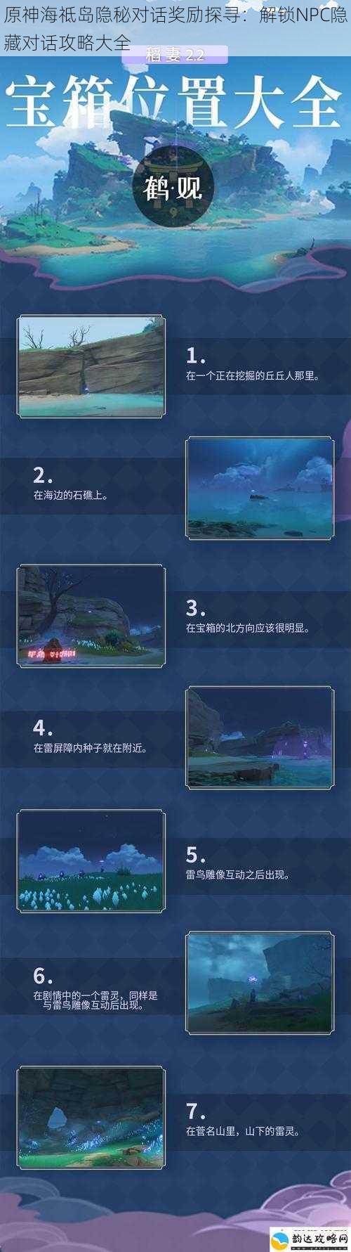 原神海祗岛隐秘对话奖励探寻:解锁NPC隐藏对话攻略大全